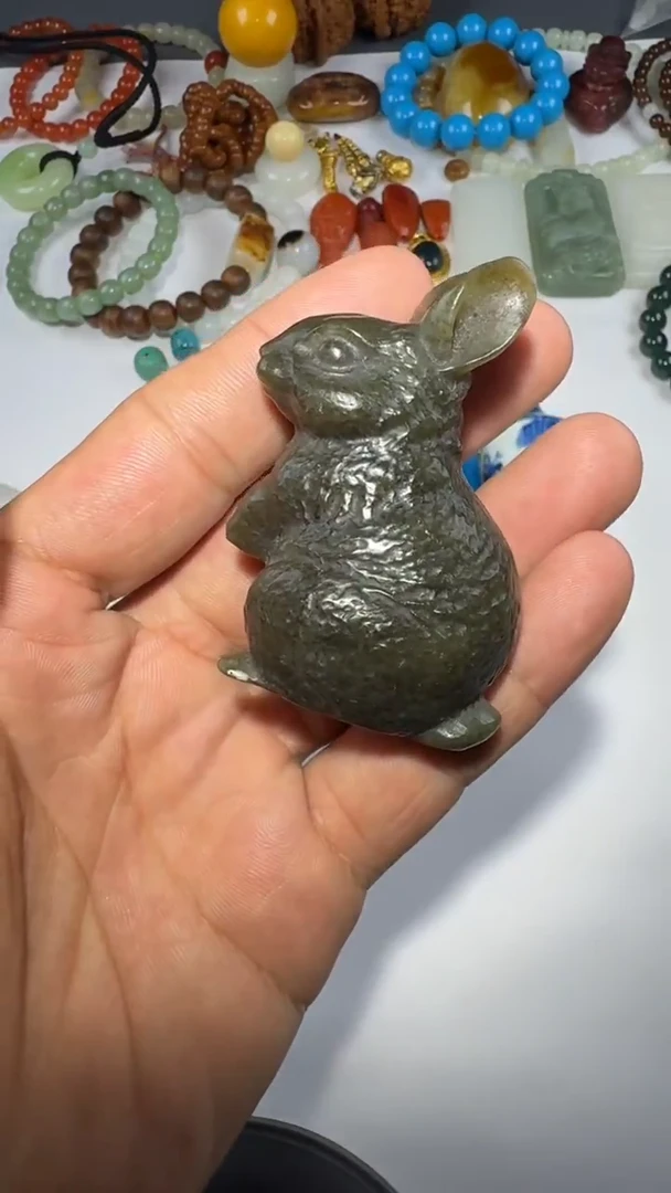 和田玉未镶嵌摆件摆件