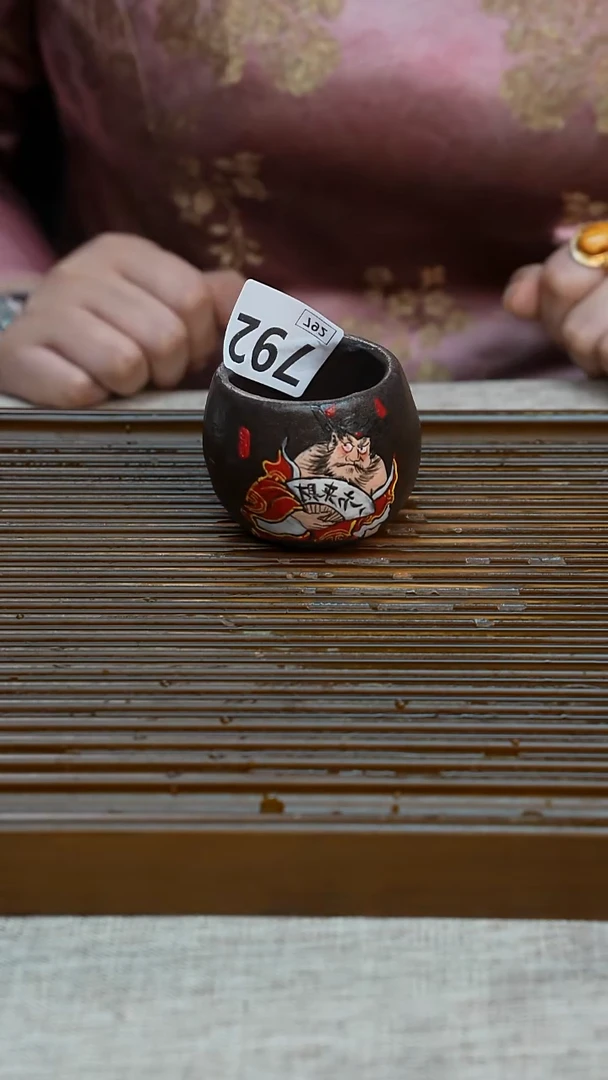 纯手工粗陶茶具每一只不一样