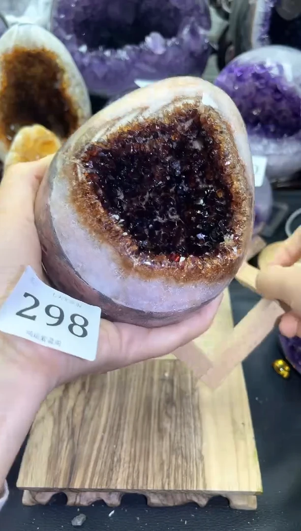 未镶嵌大型摆件（非配饰）紫晶398号龙蛋