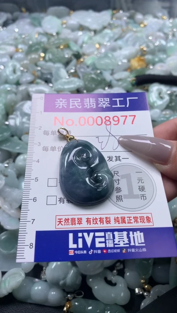 颈饰未镶嵌翡翠8977