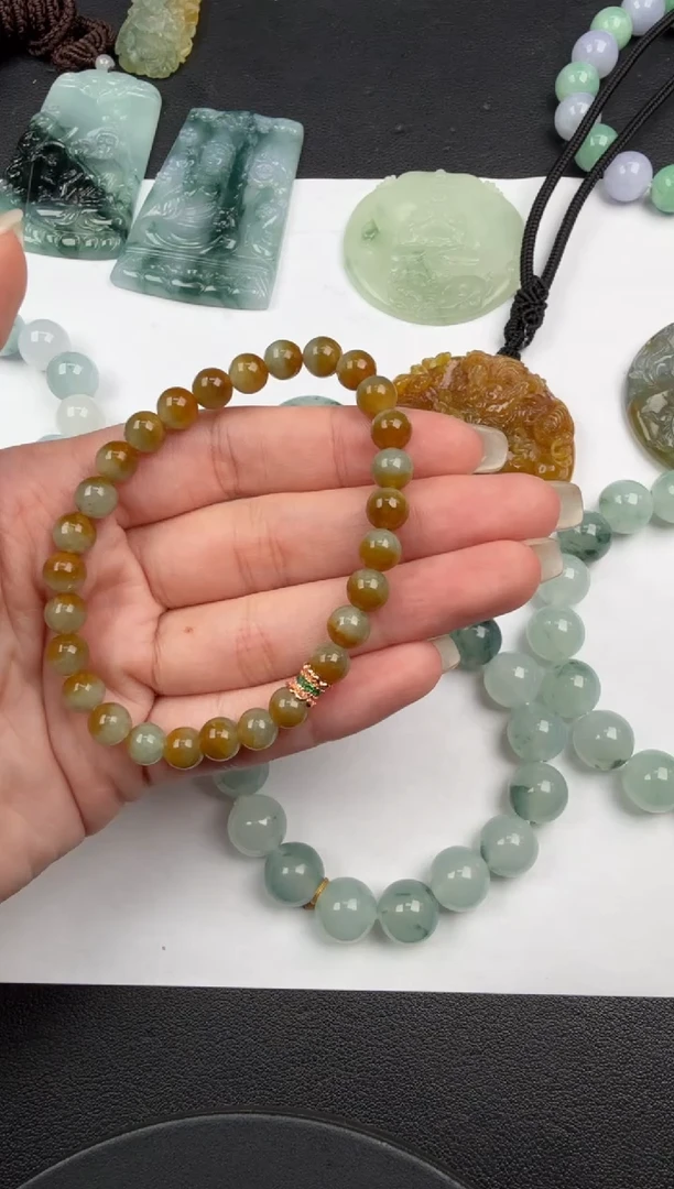 未镶嵌手串翡翠-206翡翠饰品