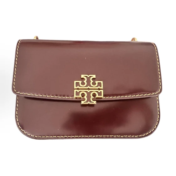 TORY BURCH 汤丽柏琦 按扣翻盖开合 牛皮斜挎单肩包143936-611