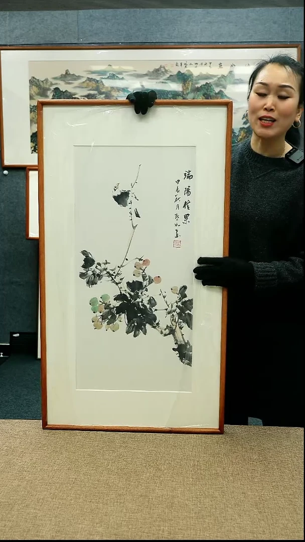 【闪购商品】国画52*92陈默如老师花鸟