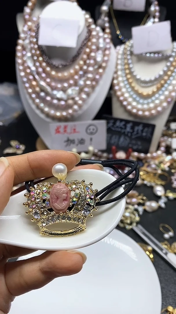 【闪购商品】淡水珍珠发绳未镶嵌多人