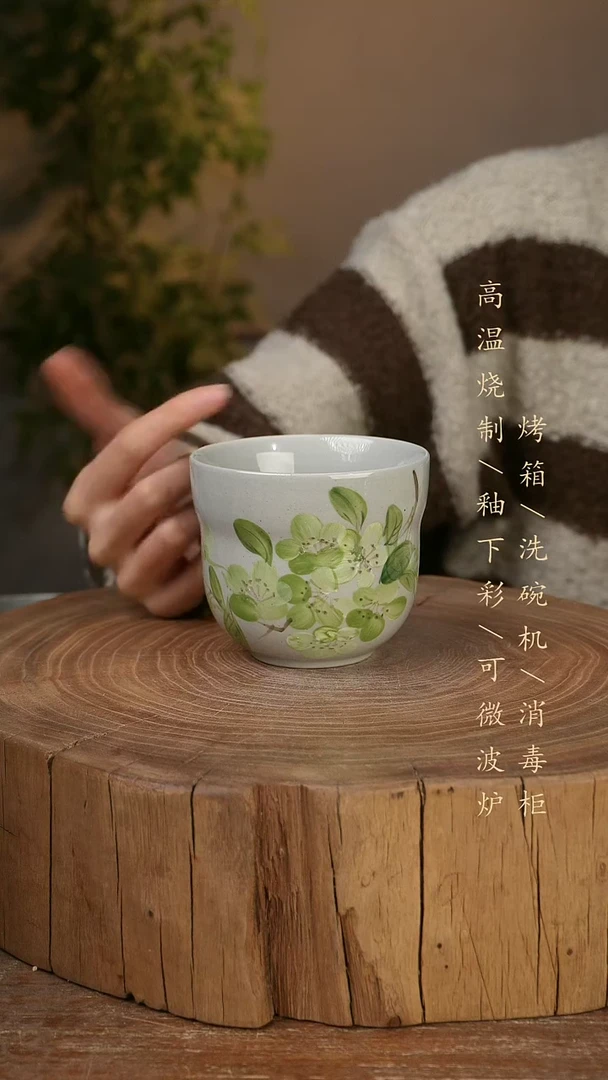 碗瓷景德镇手工手绘高温瓷釉下彩