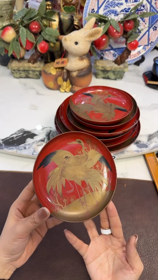 茶周边910老物件木胎7件