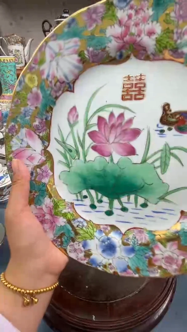 瓷片微瑕慎拍景德镇窑老厂瓷器单件