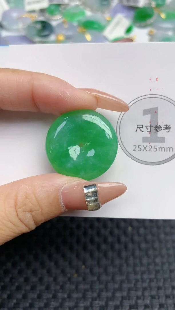 颈饰未镶嵌翡翠天然缅甸A货翡翠百元以上9元证书费自理