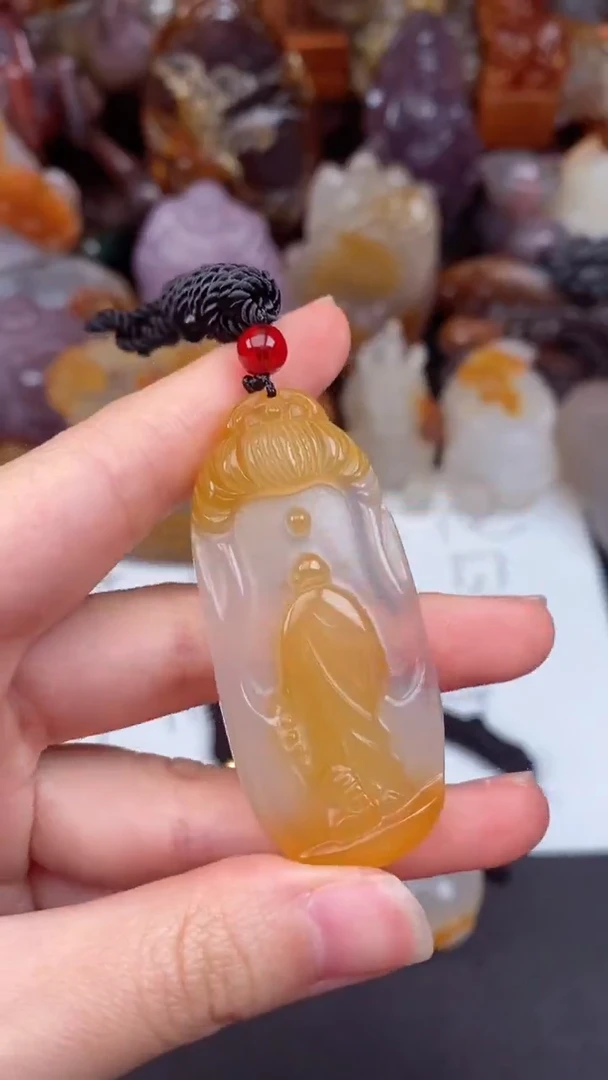 玛瑙/玉髓颈饰未镶嵌用****5AA