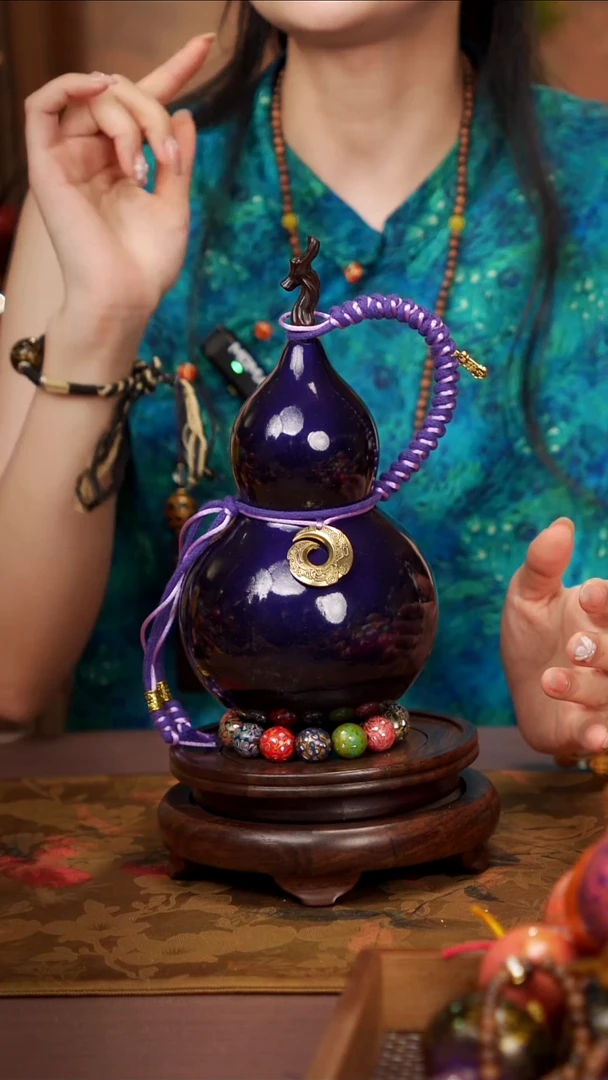 285易林高端工艺大漆酒葫芦--178