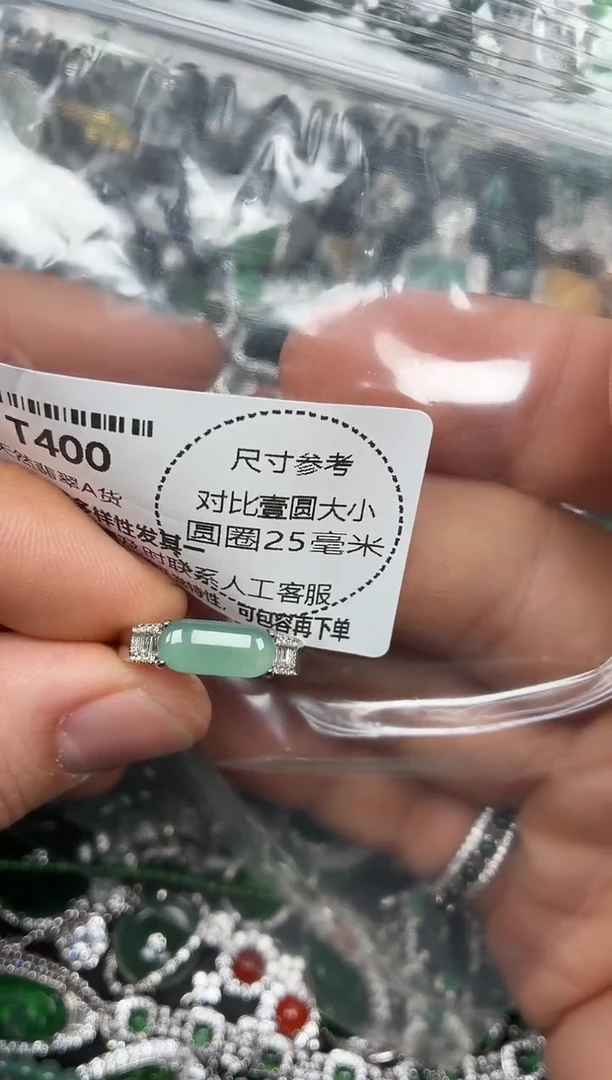颈饰未镶嵌翡翠T400戒指