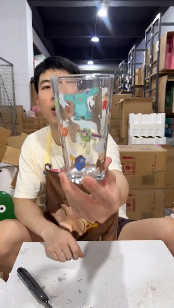 瓷片皮克斯合集玻璃杯