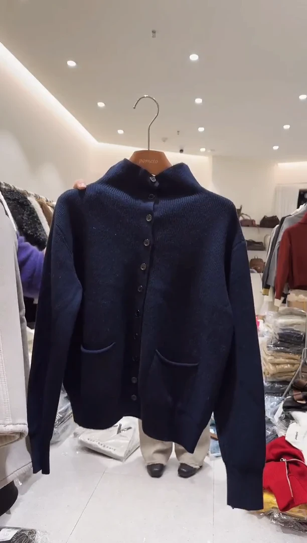 口袋毛衣49.99蓝色
