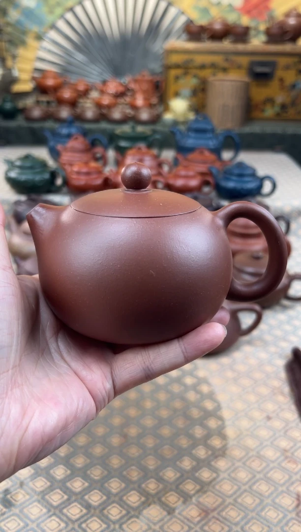 茶壶紫砂紫泥西施壶320CC