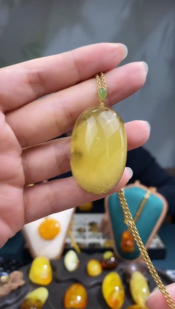 裸石琥珀未镶嵌 基地发货 一物一证 顺丰包邮