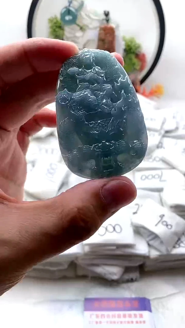 颈饰未镶嵌翡翠文殊