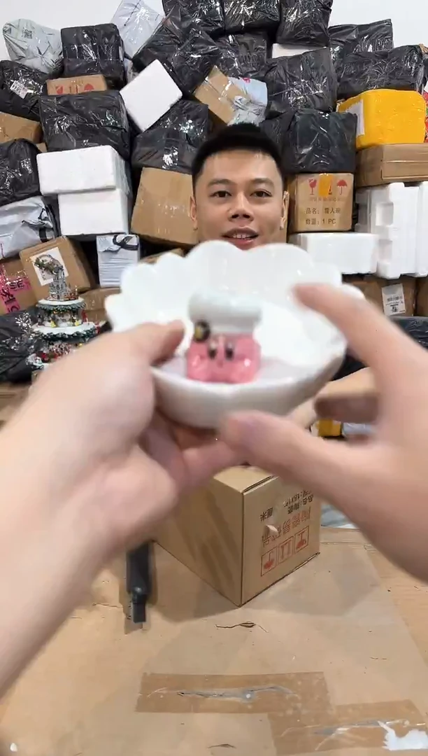 瓷片星之卡比花边盘