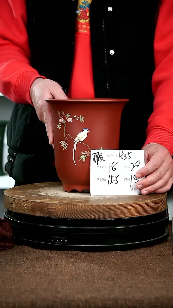 【闪购商品】紫砂花盆455宜兴紫砂花盆