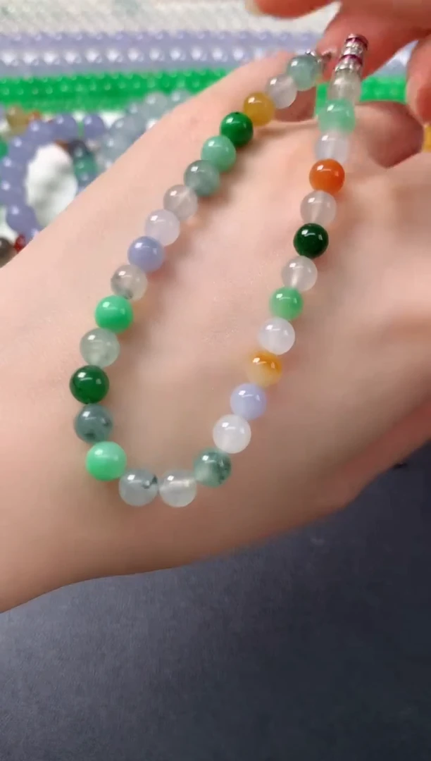 未镶嵌手串翡翠开*D437|1280