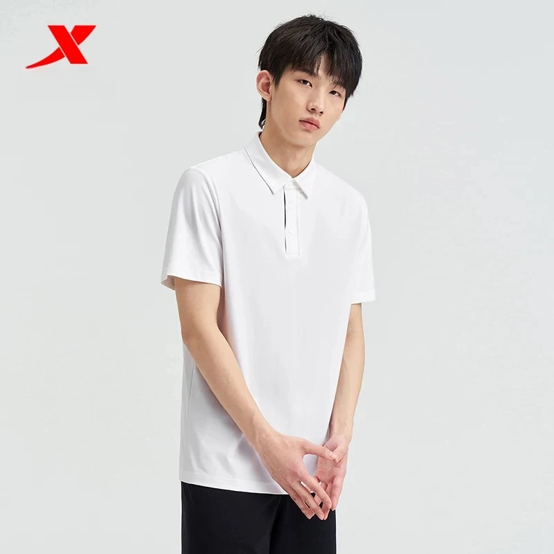 XTEP/特步（专柜款）短袖POLO衫男夏季新款简约商务男休闲上衣运动