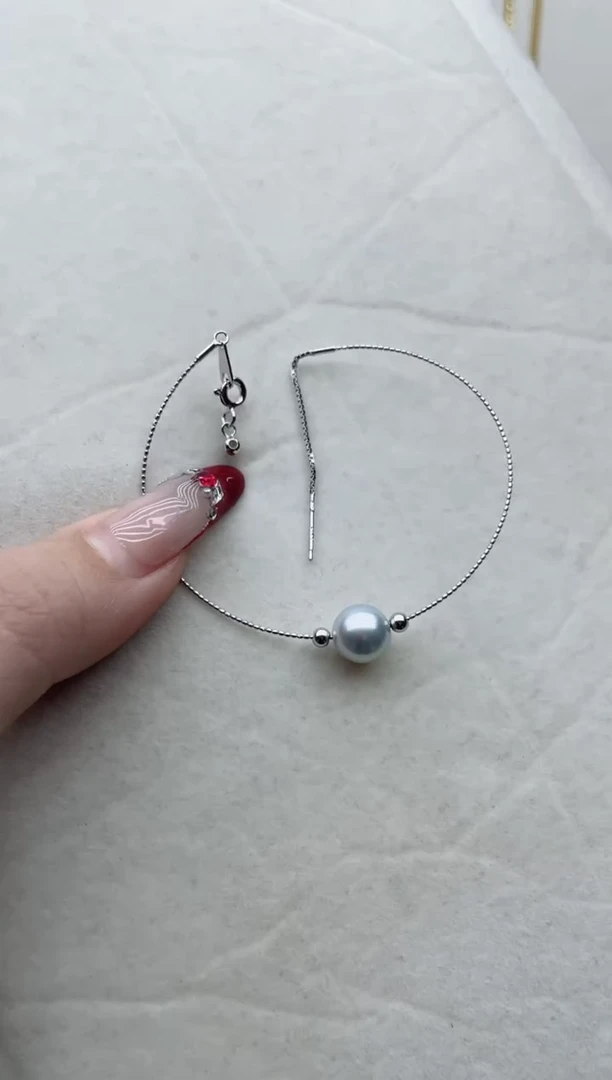 【闪购商品】海水珍珠手链银S925镶嵌Y20