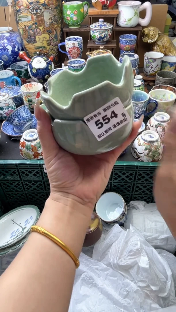 瓷片博****馆554号六六工艺品瓷器送1冲线
