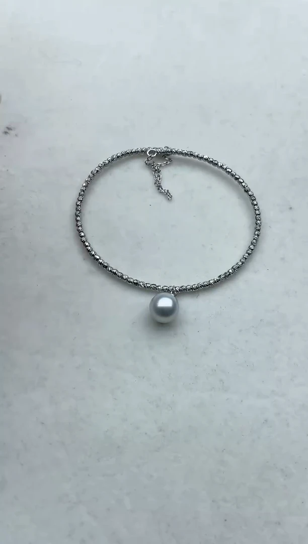 【闪购商品】海水珍珠手镯银S925镶嵌D65