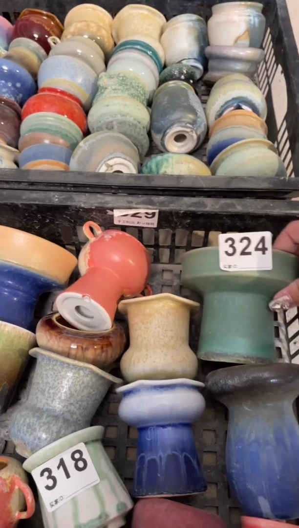 【闪购商品】摆件324微瑕知木小芳花盆