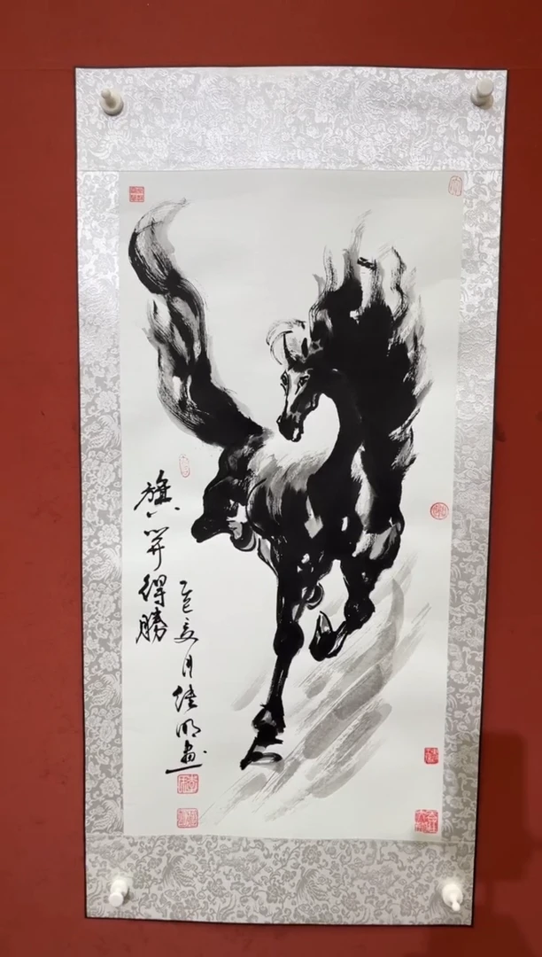 国画老师现场创作  11