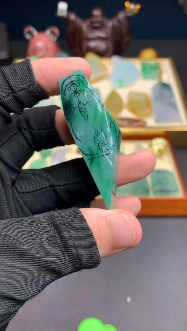 未镶嵌定制翡翠天然翡翠裸石（包工）