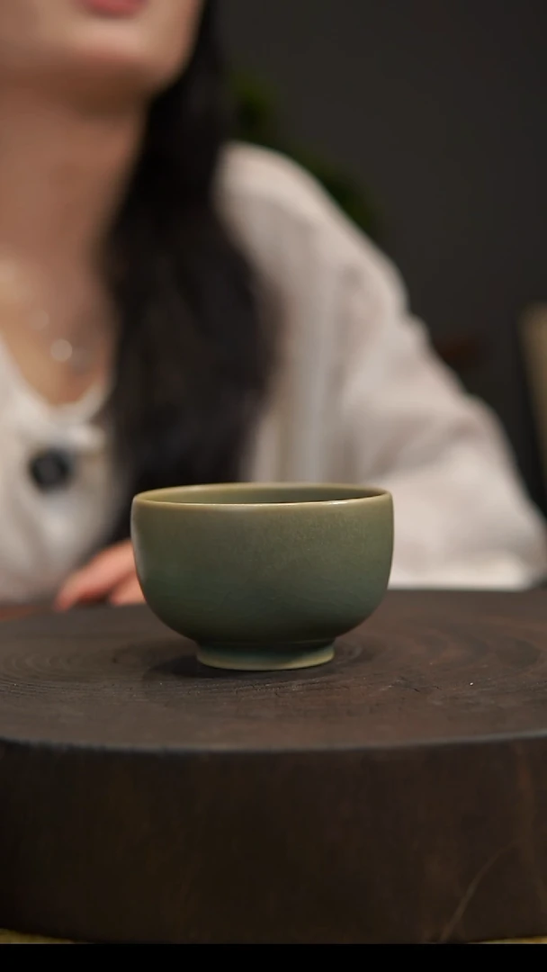 杯子罗汉杯 汝州原产地  原矿老釉