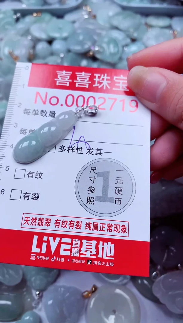 吊坠(不含链)未镶嵌翡翠2719