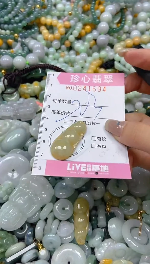 翡翠未镶嵌颈饰闪购0241694多样性发其一