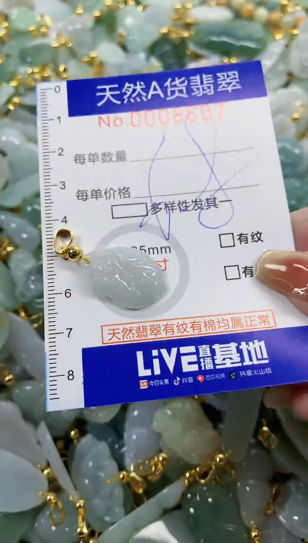 颈饰未镶嵌翡翠天然A货翡翠