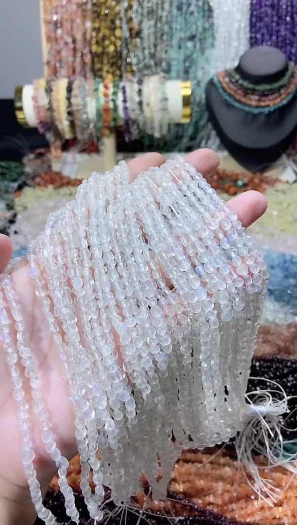 未镶嵌珠宝半成品水晶随行蓝月光