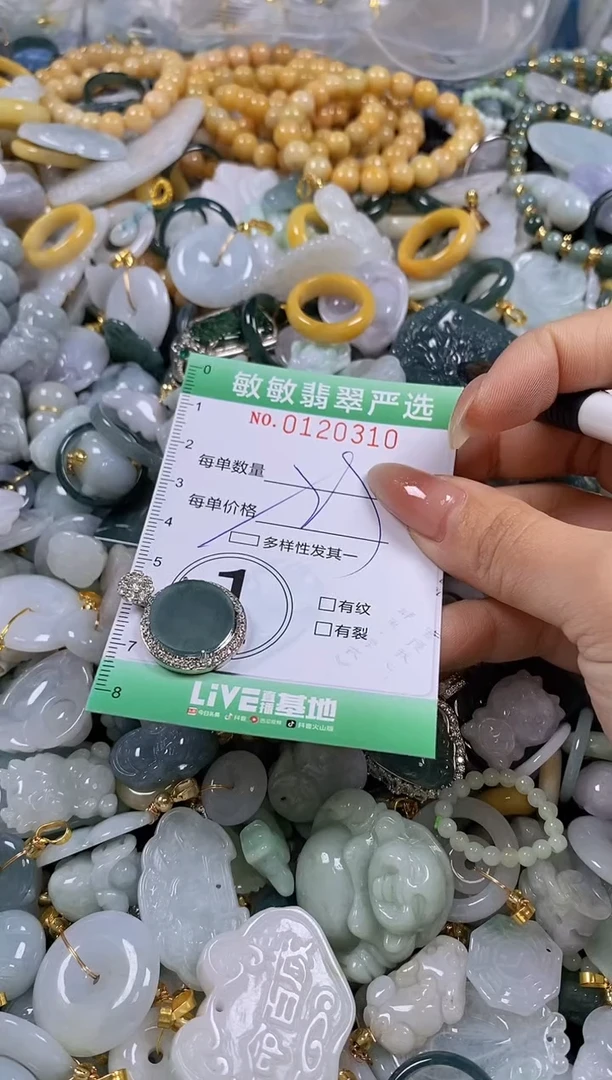 【闪购商品】翡翠颈饰未镶嵌闪购0120310多样性发其一