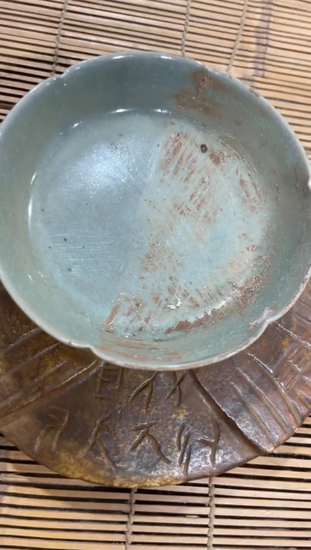瓷片手工，手绘，瓷器