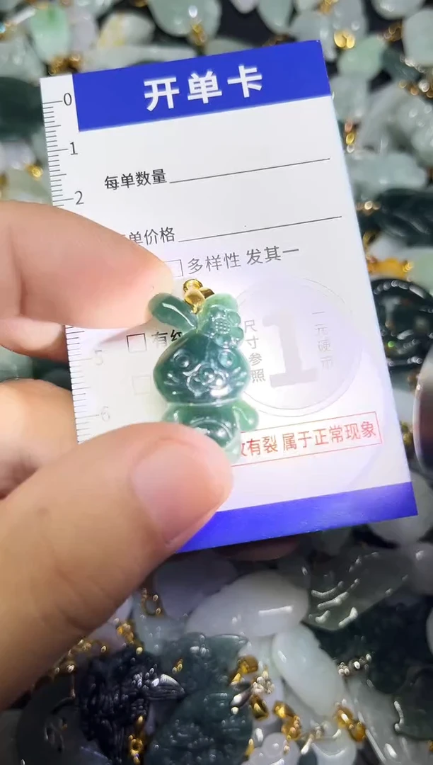颈饰未镶嵌翡翠天然A货翡翠