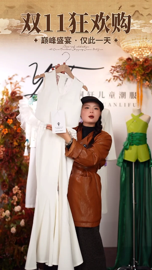 140码1艺桐轩儿童潮服礼服配饰
