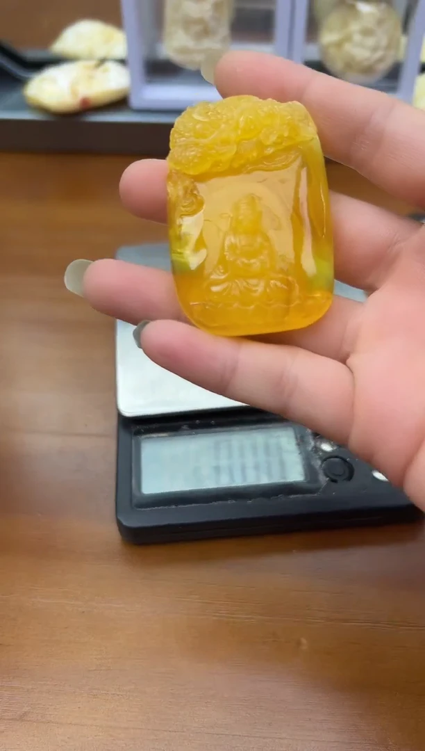 未镶嵌蜜蜡裸石蜜蜡吊坠