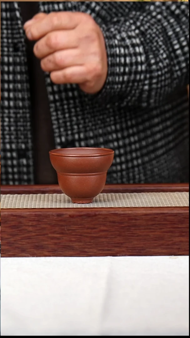 茶杯紫砂宜兴原矿紫砂——主人杯