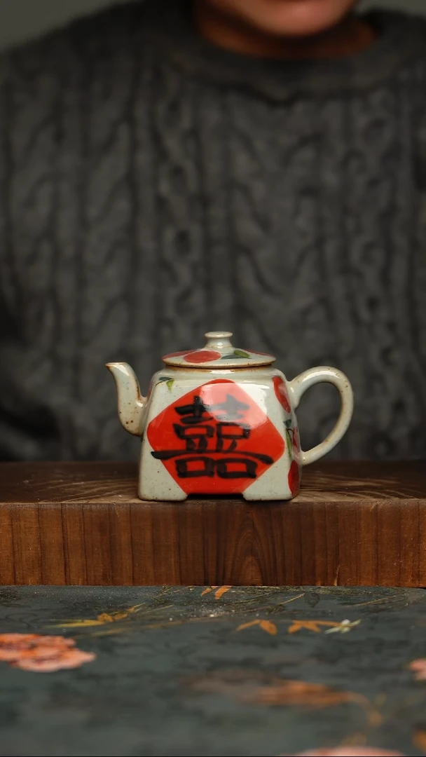 瓷片釉下彩手工手绘同款陶器