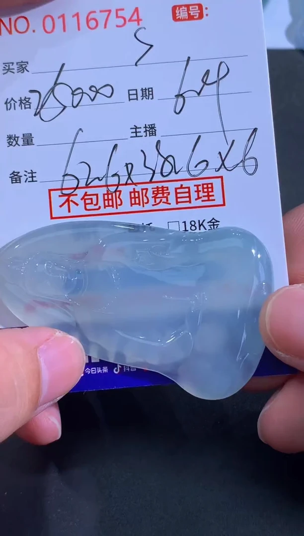 翡翠未镶嵌颈饰定向 S