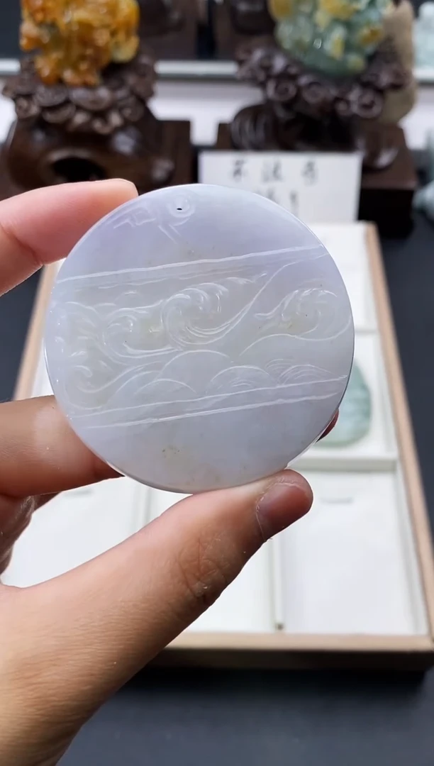 颈饰未镶嵌翡翠天然缅甸A货翡翠