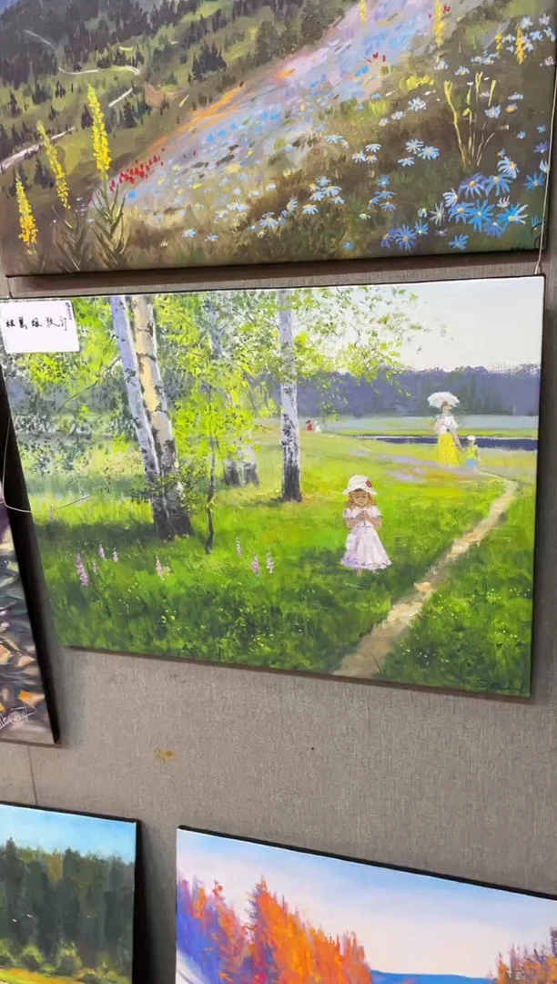 俄美协画家原创油画 60*80