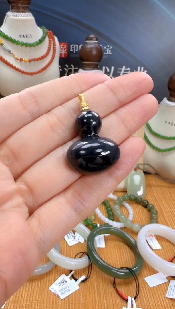 颈饰银S925镶嵌和田玉多样性拍一发一cg