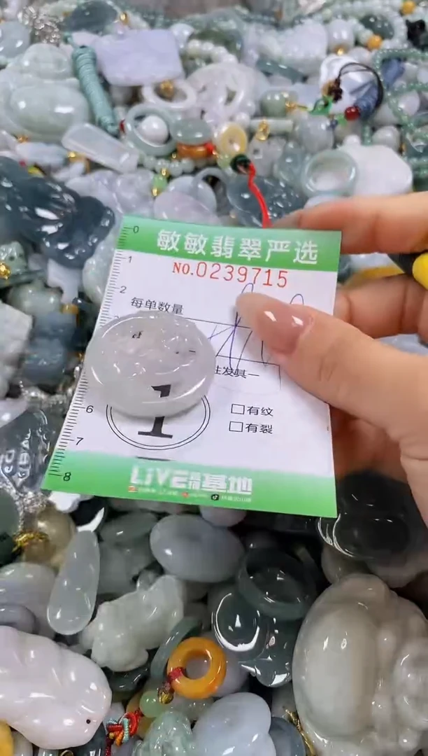 翡翠未镶嵌颈饰闪购0239715多样性发其一