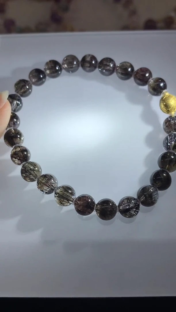 18K金镶嵌手串水晶手串|4500