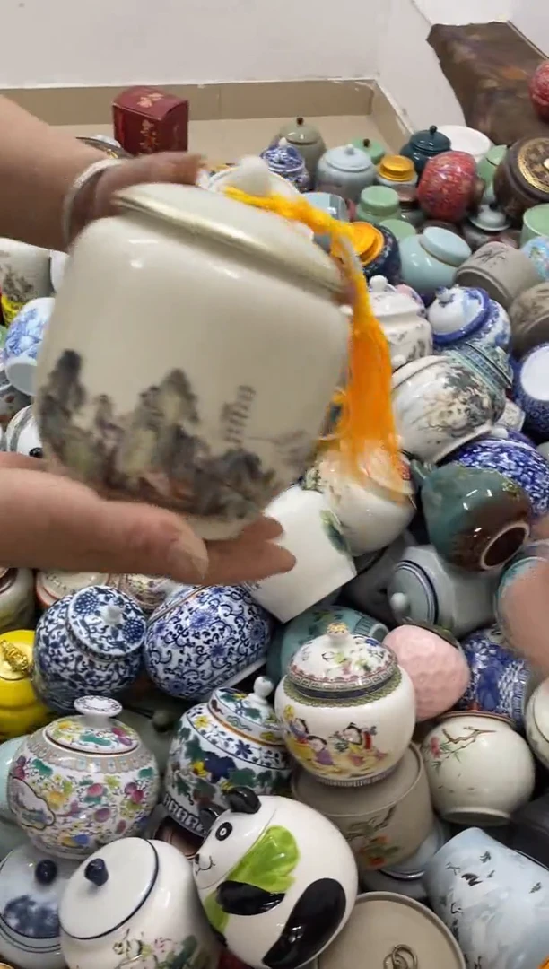 摆件孤品茶叶罐密封罐储物罐直播间临时链接浮力