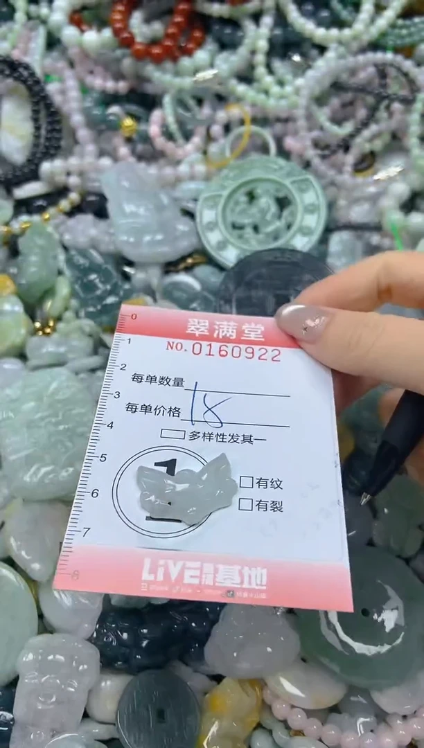 翡翠未镶嵌颈饰闪购0160922